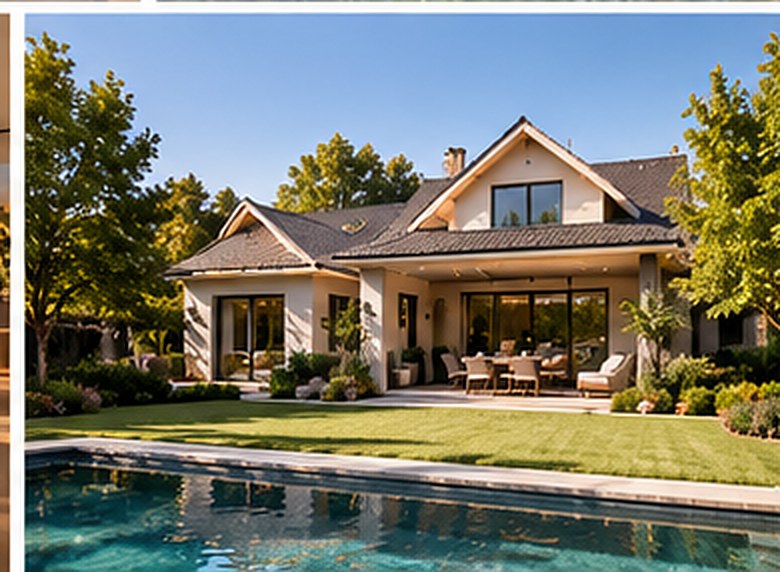 Casa contemporánea con jardín y piscina